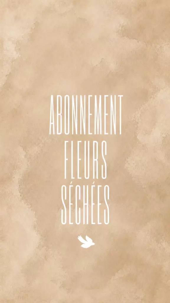 Abonnement fleurs séchées