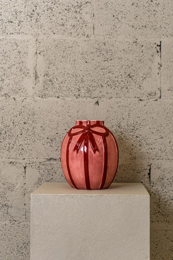 Vase Cadeau rouge