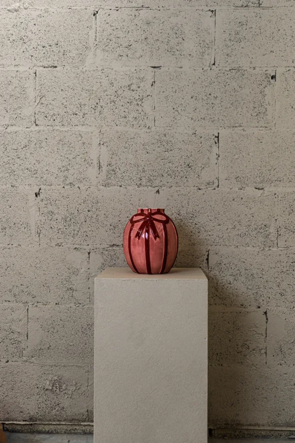 Vase Cadeau rouge