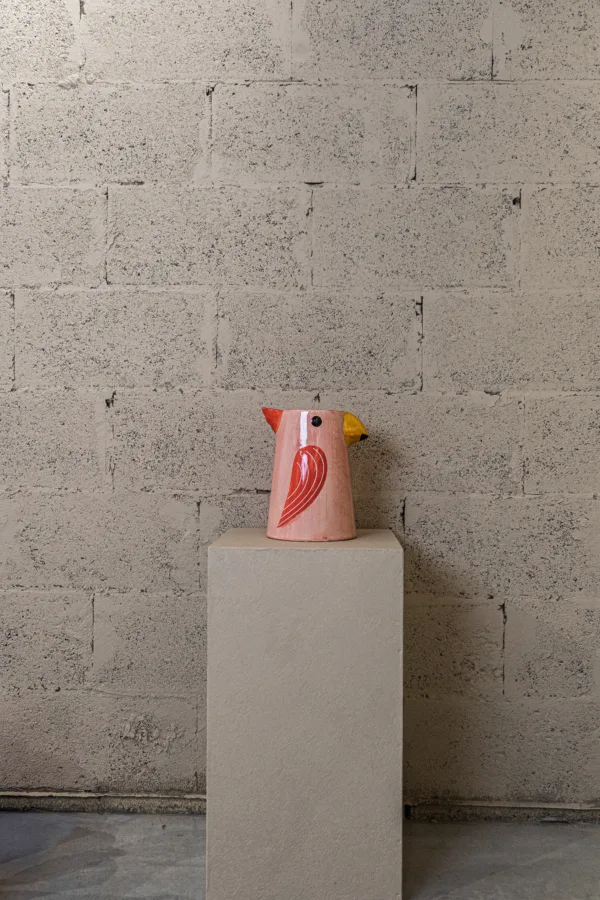 Vase / Carafe Oiseau Rose