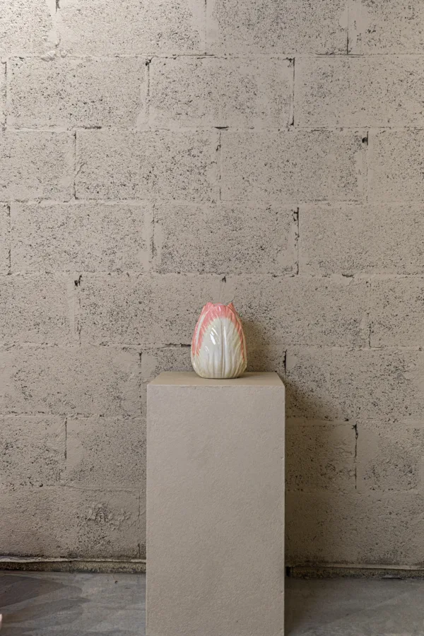 Vase en céramique Tulipe blanche