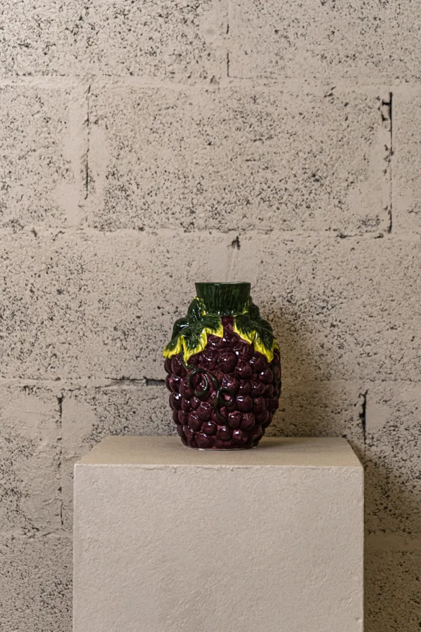Vase en céramique Raisin d’art