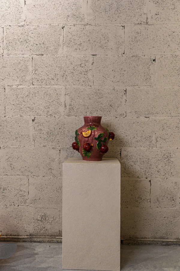 Vase Grenades & Roses