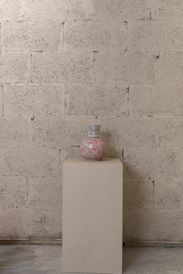 Vase Grue & Fleurs