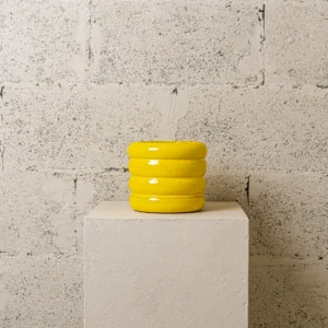 Cache-pot jaune citron – Image 2