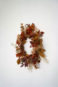 Atelier – couronne d’automne