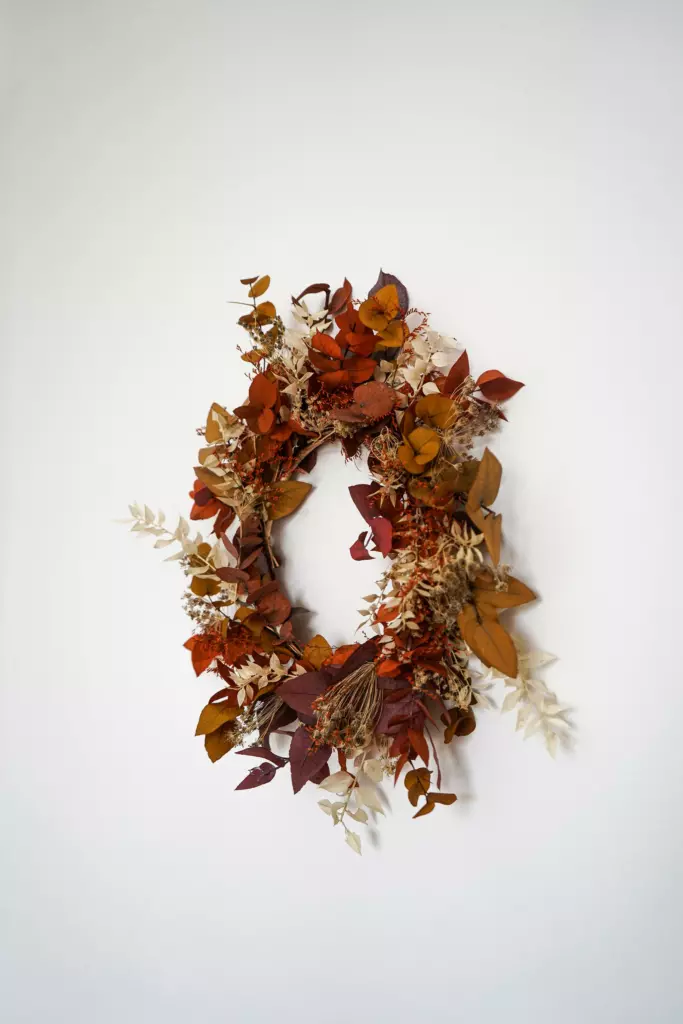 Atelier – couronne d’automne