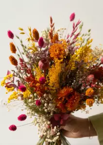 Atelier – Bouquet de fleurs séchées