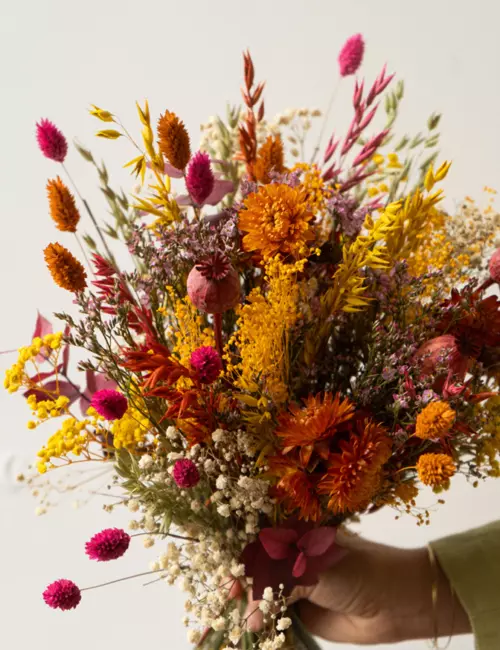 Atelier – Bouquet de fleurs séchées