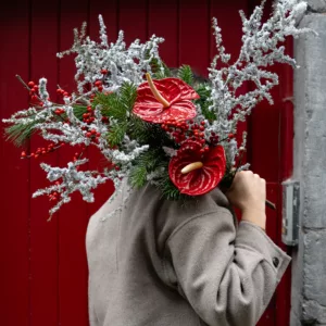 bouquet signature - Rouge d’hiver