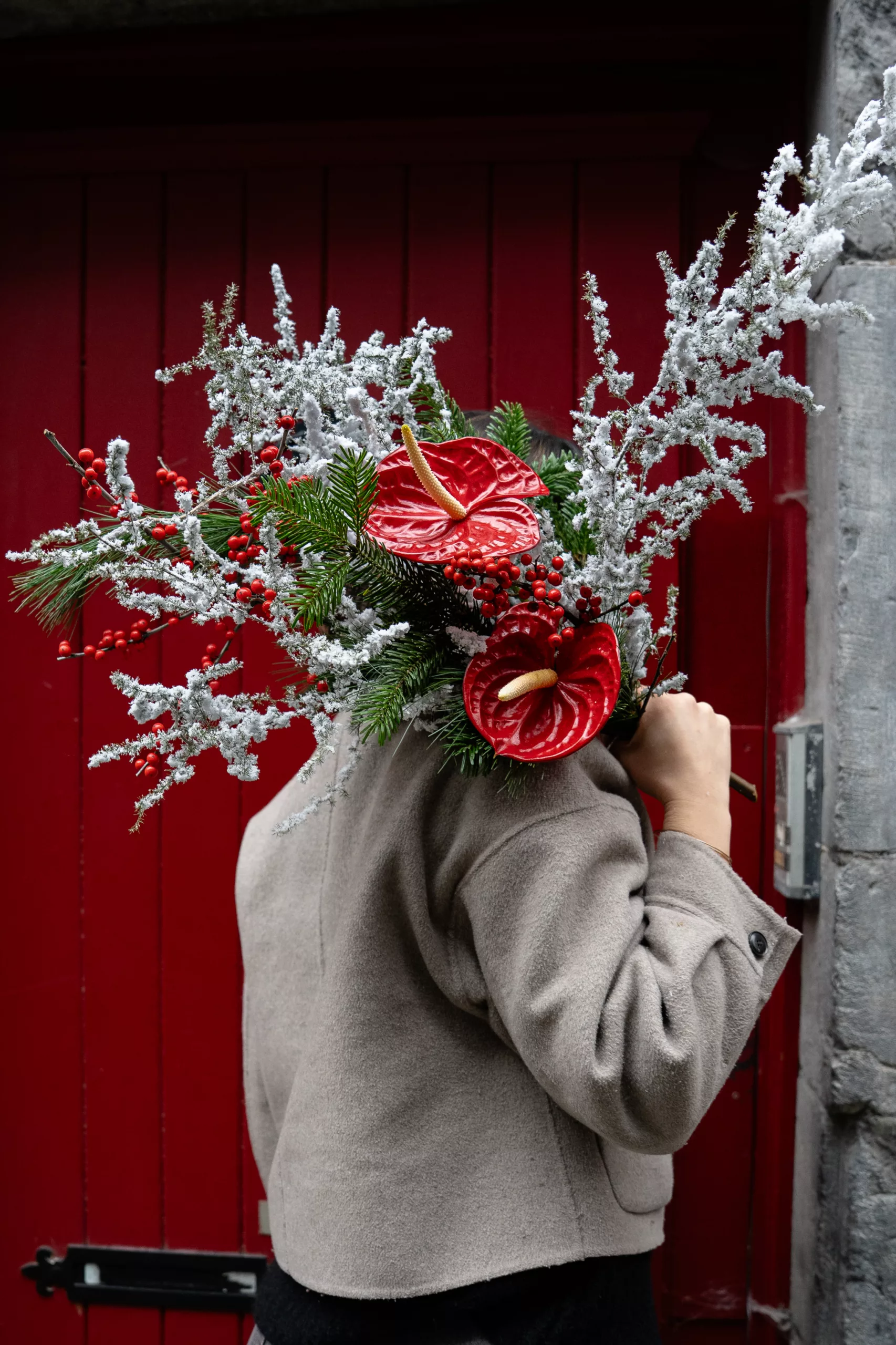 bouquet signature - Rouge d’hiver