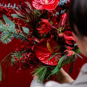 bouquet signature - Rouge d’hiver